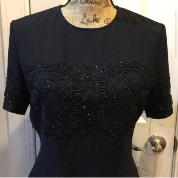 Marianna New York embellished Dress Beaded Size 8 - Picture 2 of 8